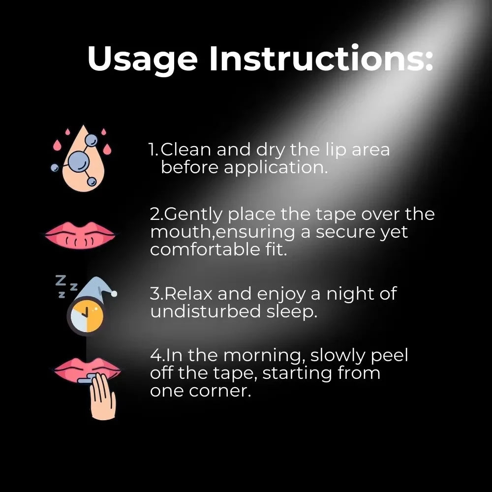 DreamSleepify™ Gentle Mouth Tape for Sleep (30 Pack)